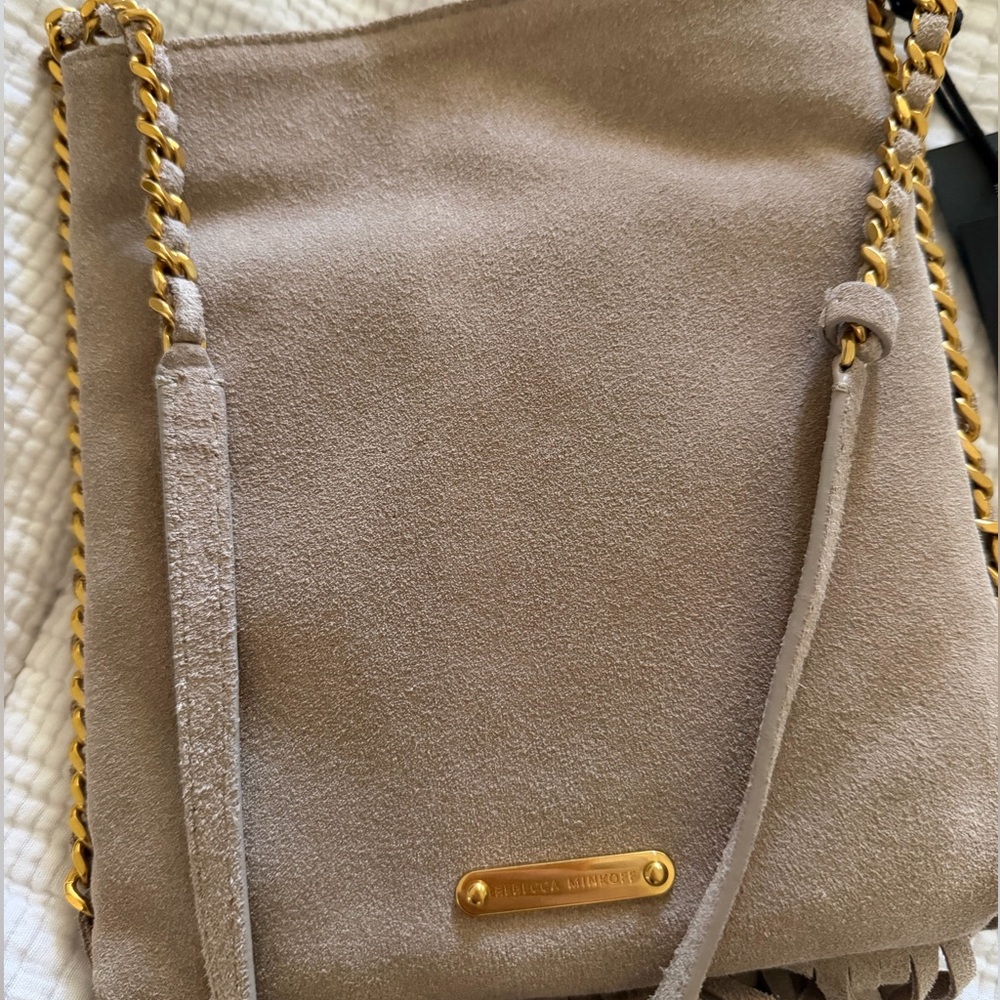Rebecca Minkoff Carly Fringe Suede Crossbody Bag - Picture 8 of 12